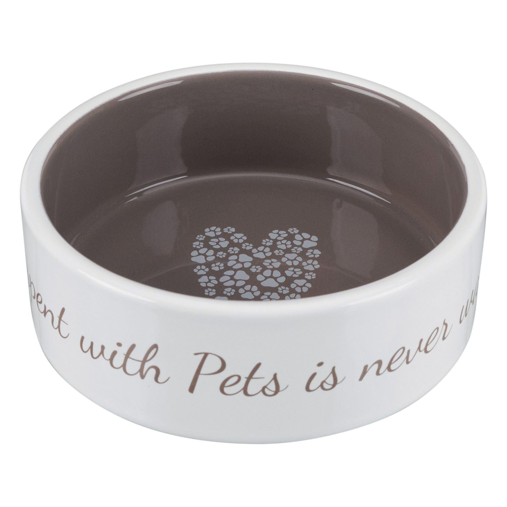 Миска для собак Trixie Pet's Home керамическая 12 см Бежевый (25053)