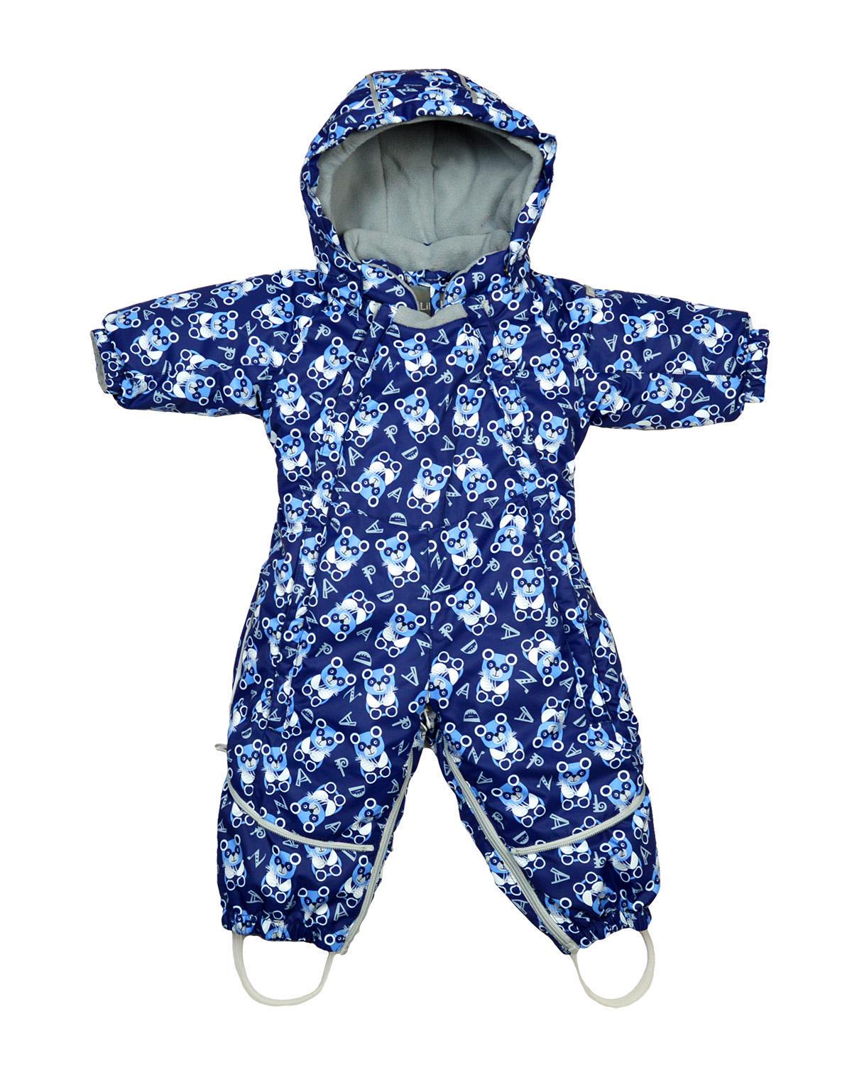 Комбинезон-трансформер Беби Лайн 68 см Панды-синий (Z500-20)