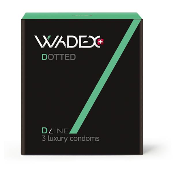 Презервативы Wadex Dotted с точечной структурой 3 шт (7640160480033)