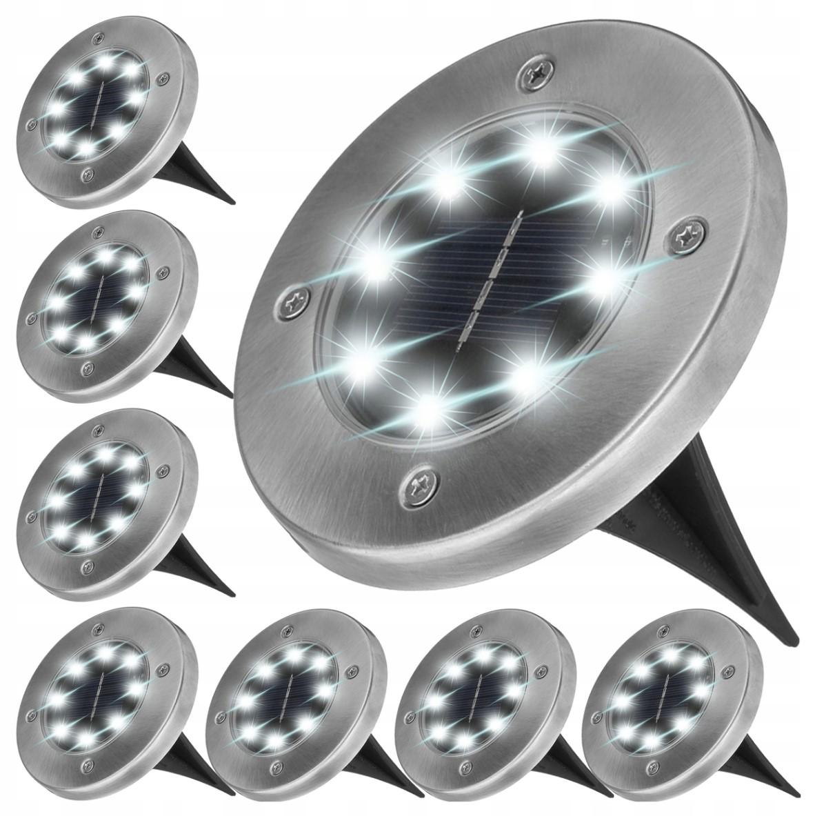 Лампы LED солнечные садовые Bass Polska BH 12782 фонари с датчиком сумерек 16 шт. (14987836) - фото 5