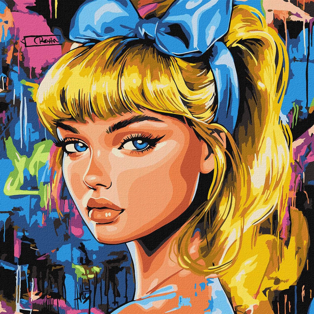 Картина по номерам Ideyka Современная Золушка 40х40 см (2824290172)