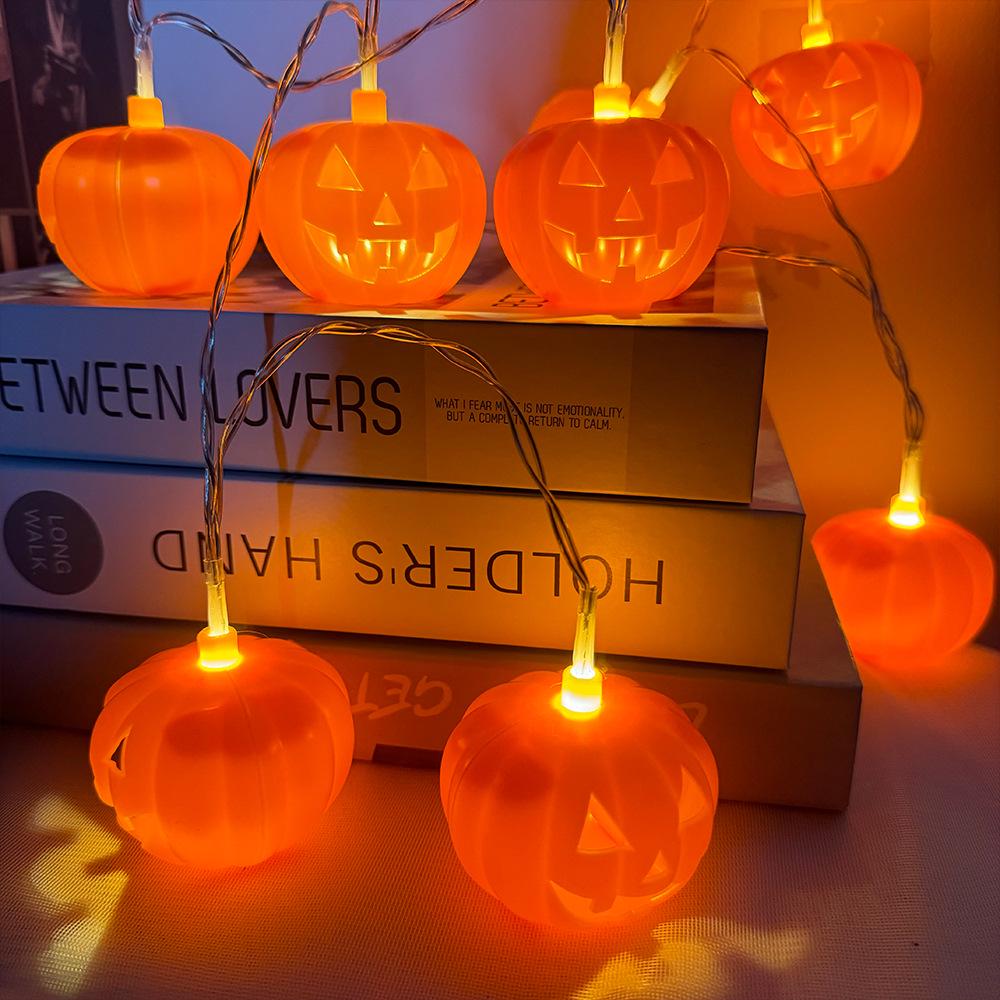 Гірлянда на Хелловін Гарбузи 150 см 10 led 55 мм Помаранчевий (61126) - фото 8