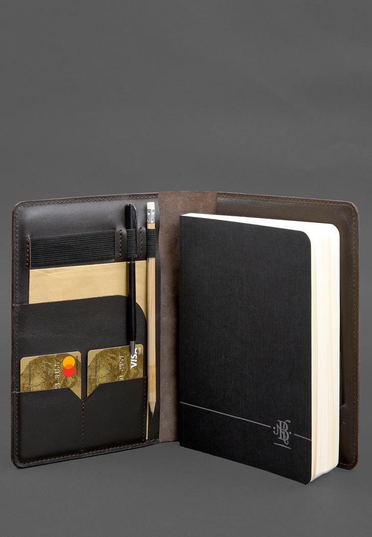 Блокнот шкіряний Софт-бук 9.4 А5 Коричневий (A-028764) - фото 3 Блокнот шкіряний Софт-бук 9.4 А5 Коричневий (A-028764) - фото 3