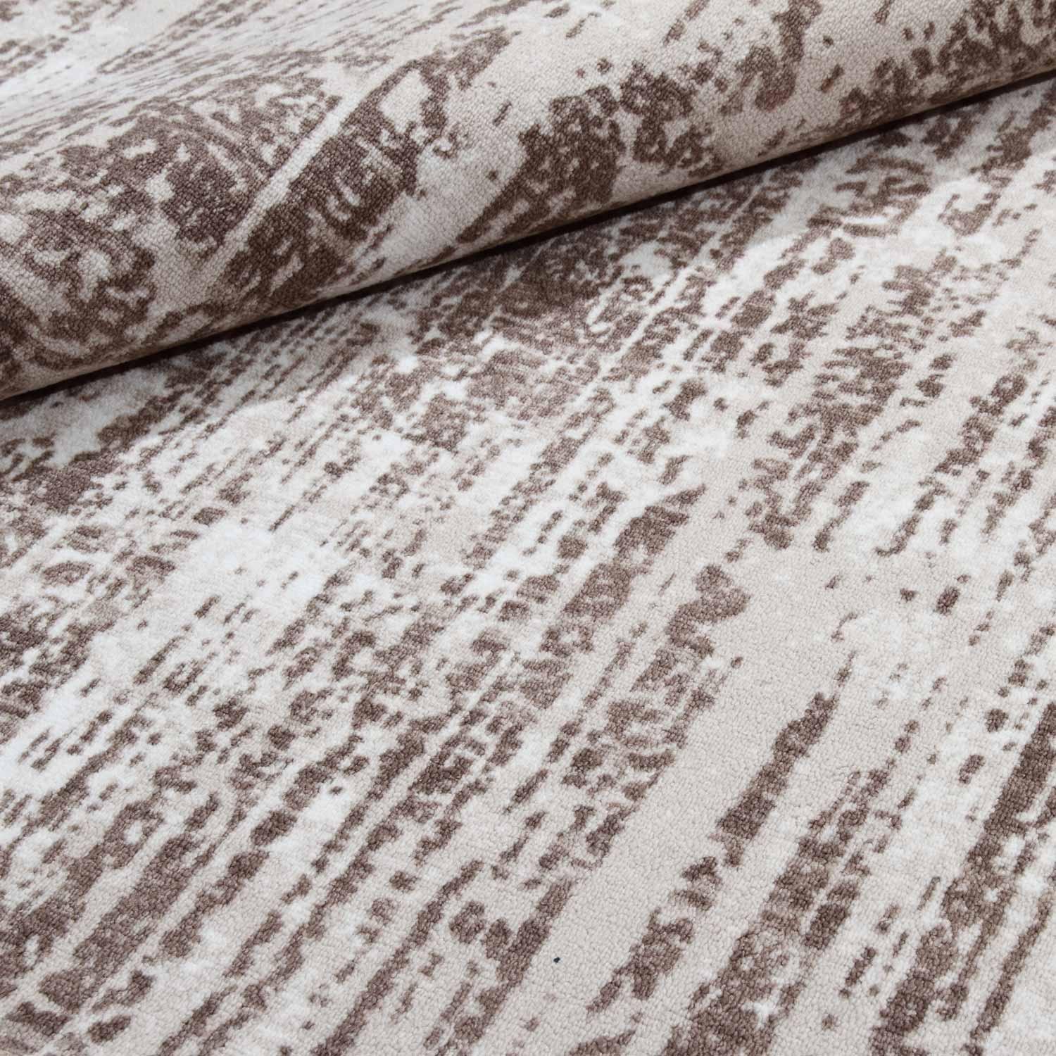 Доріжка килимова безворсова на гумовій основі Virtual ATHENS 22093670420-P3 1,2 м Бежевий (00-00018113) - фото 6