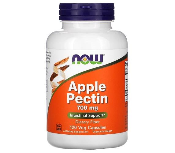 Яблучний оцет NOW Foods Apple Pectin 700 мг 120 Caps