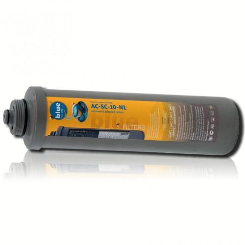 Двухступенчатый картридж угольный и механический Bluefilters Group NEWLINE AC-SC-10-NL для систем обратного осмоса (3251)