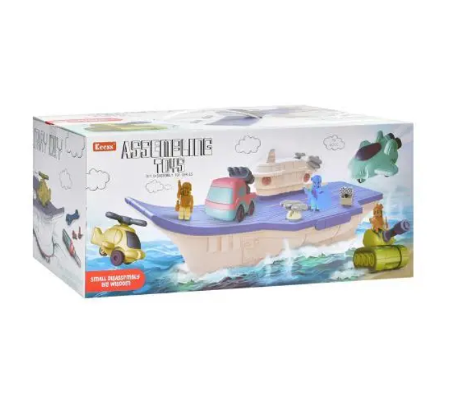 Конструктор Корабль 920 Авианосец и транспорт 4 шт. 40 см - фото 6 Конструктор Корабль 920 Авианосец и транспорт 4 шт. 40 см - фото 6