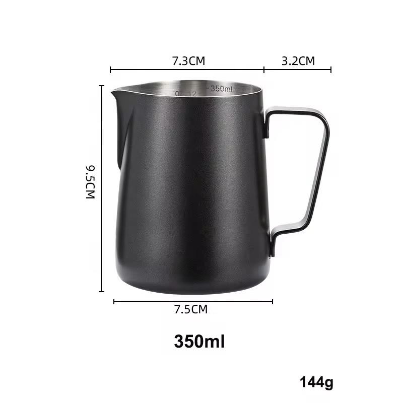 Питчер для молока для приготовления капучино и латте 350 мл - фото 3