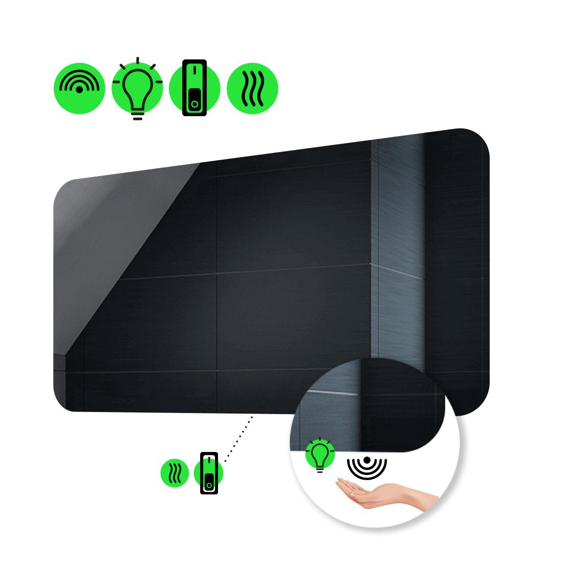 LED-зеркало 120x80 см с ИК включателем и подогревом с механическим управлением Ornela (Ornelag202)