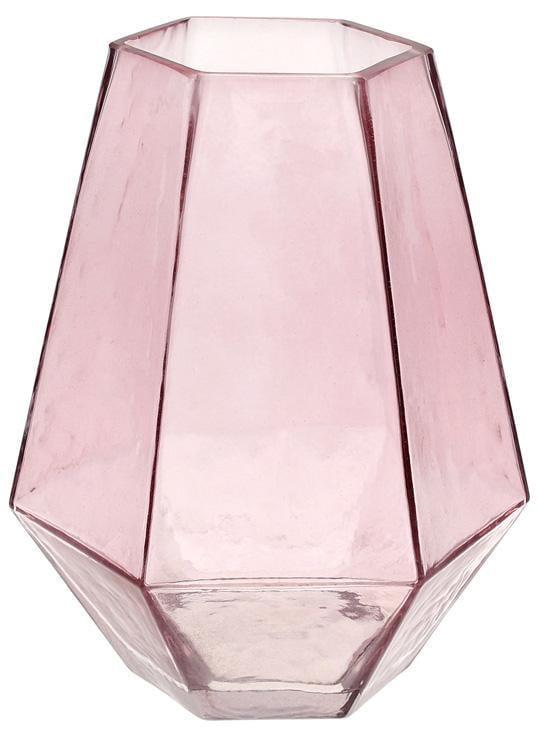 Ваза декоративная Ancient Glass Винченцо 21х17 см Розовый (BD-591-325)