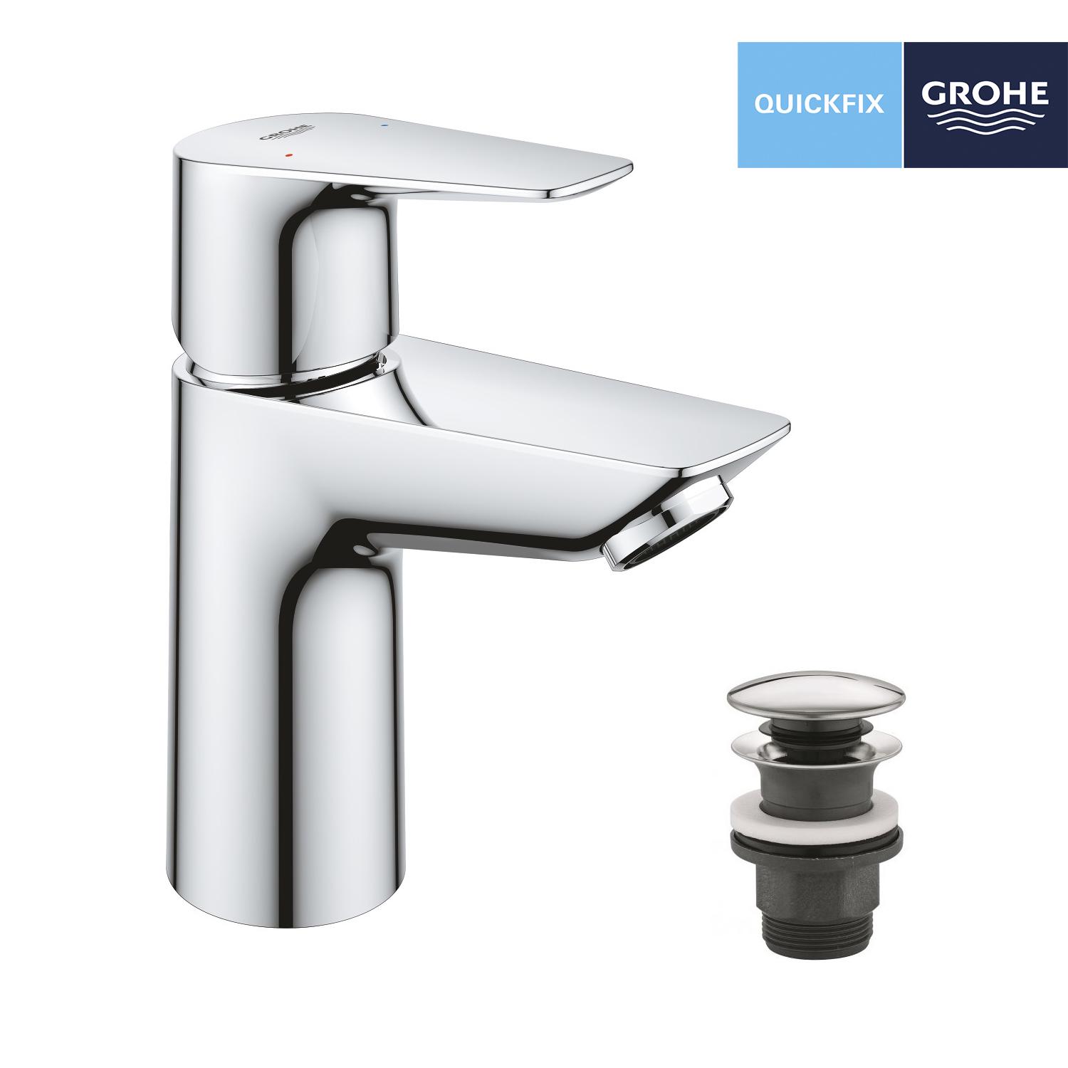 Смеситель для умывальника Grohe QuickFix Start Edge 24199001 CV031938 однорычажный Хром (172453) - фото 7