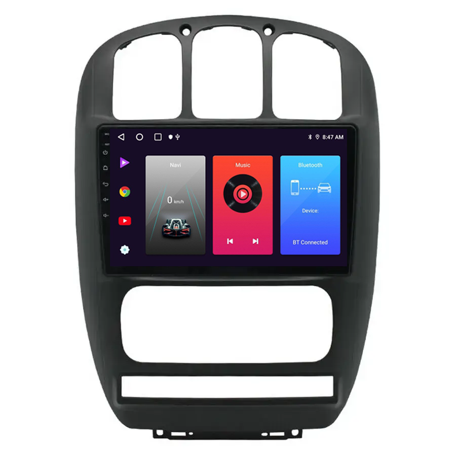 Штатная магнитола Sigma F10216 2+32 Gb Dodge Caravan 4 For Chrysler Voyager RG RS For Town & Country RS 2000-2007 10"