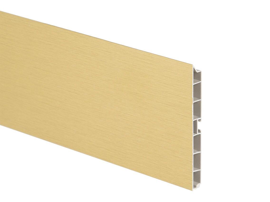 Планка цокольна Volpato 4000х100 мм Золото матове