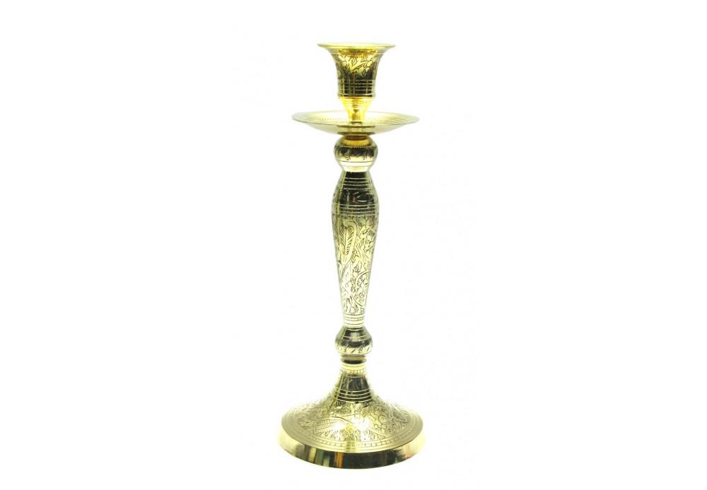 Подсвечник бронзовый 24,5х9,5х9,5 см (27361)
