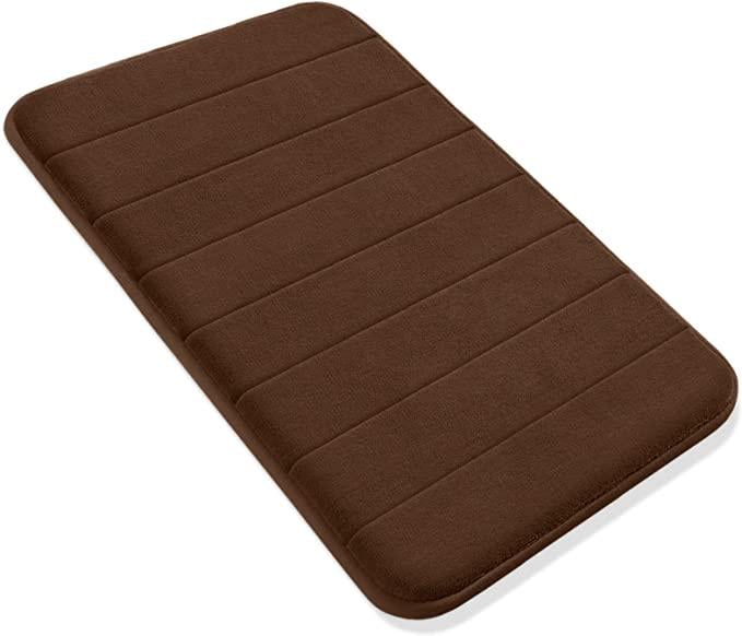 Коврик для ванной с эффектом памяти 50х80 см Коричневый (140226)