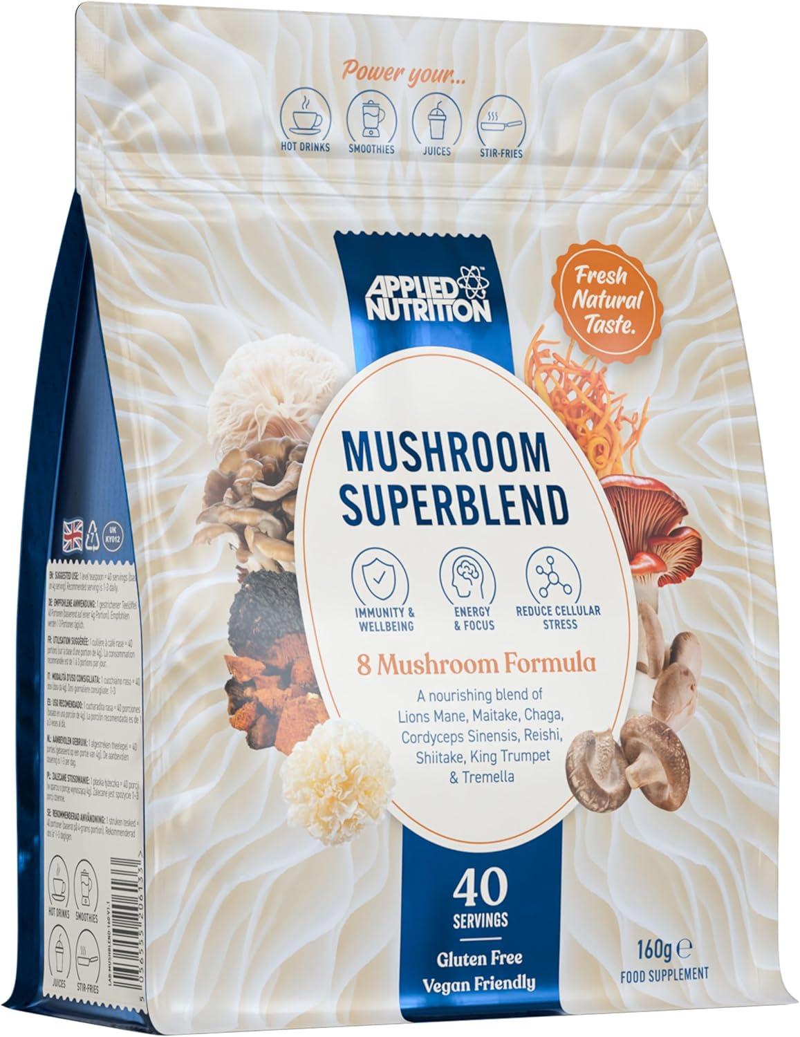 Комплекс грибов Applied Nutrition MUSHROOM SUPER BLEND 160 г