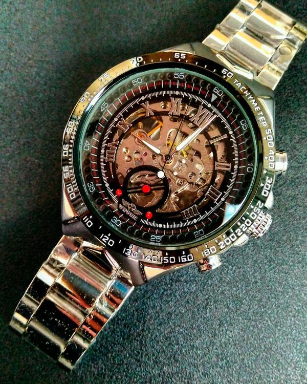 Наручные часы Winner Action с автоподзаводом Silver (1037342303) - фото 4 Наручные часы Winner Action с автоподзаводом Silver (1037342303) - фото 4