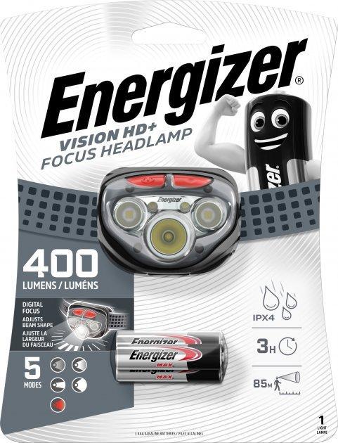 Фонарь Energizer HL Vision HD Focus 3xAAA tray HDD32 Gray