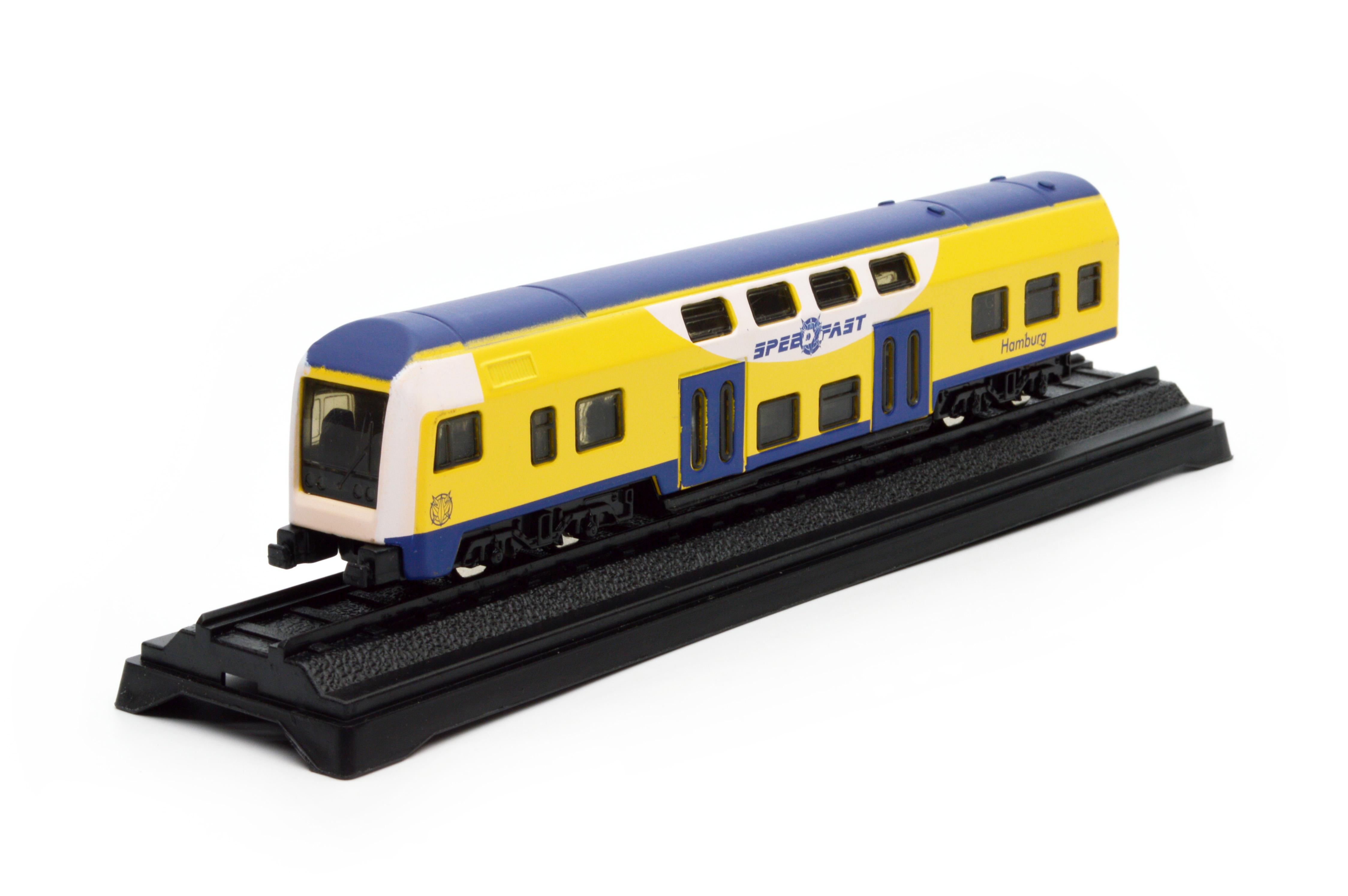 Модель металева поїзд 16 см масштаб 1:150