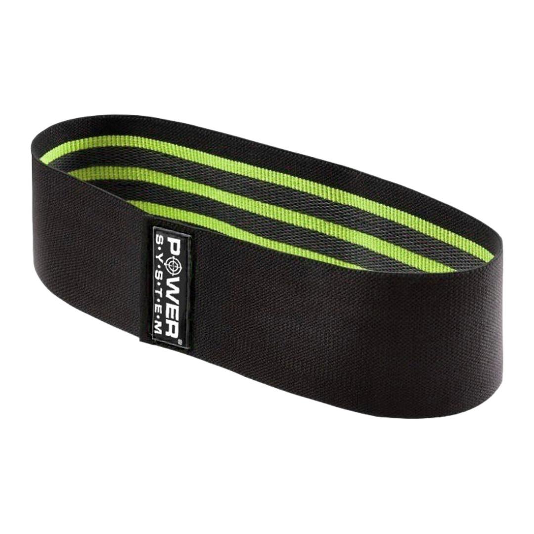 Резинка тканинна для фітнесу та спорту Power System PS-4092 Booty Band LVL 2 d 80 см Black/Green