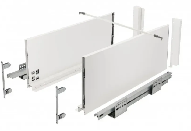 Выдвижная система GTV AxisPro Push to open l-450 мм очень высокий H200 Белый (PB-AXISPRO-P2O-KPL450D1)