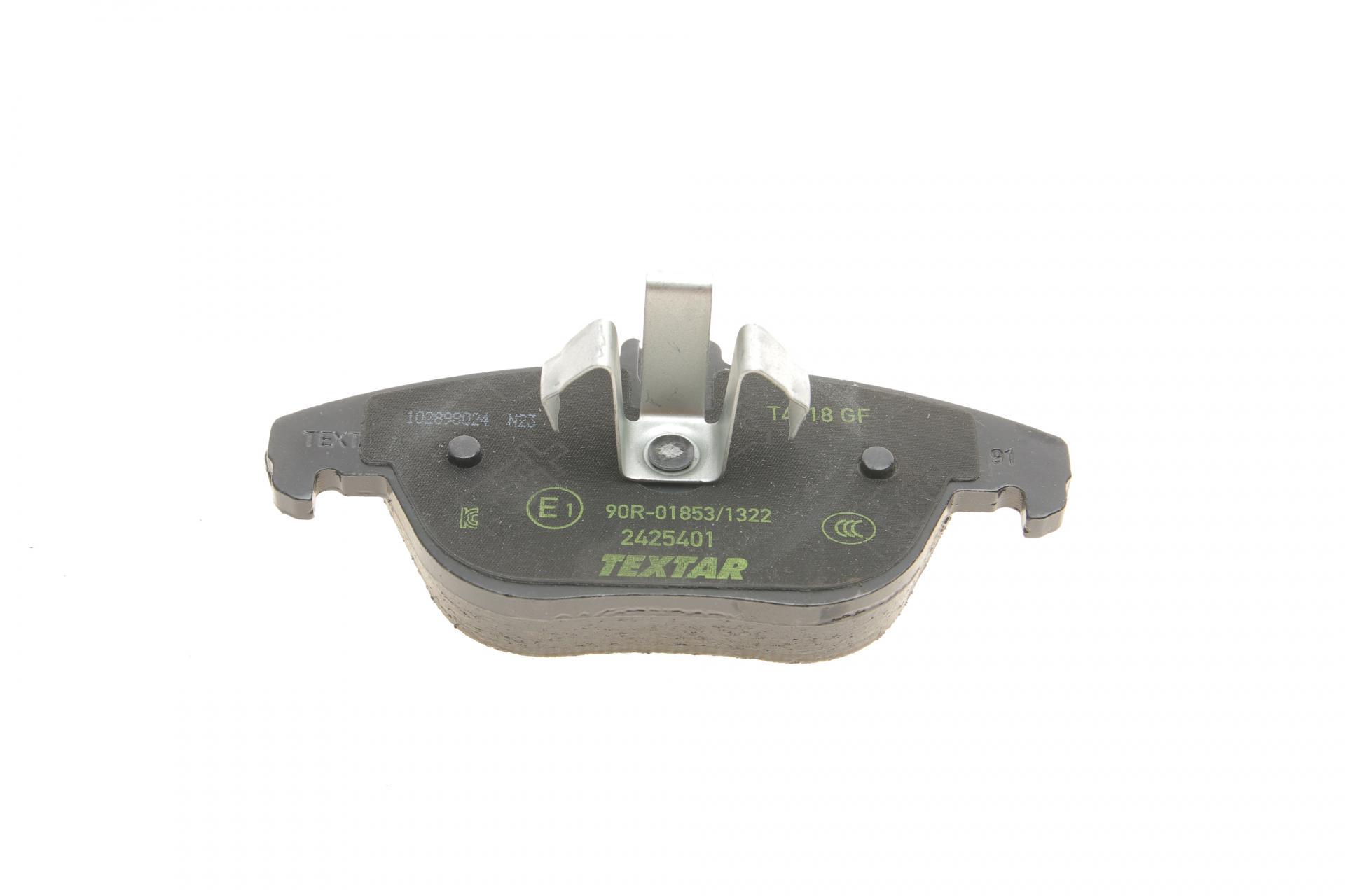 Колодки тормозные задние MB C-class W204/C204/E-class C207/A207 1.6-5.5 07-Teves Q+ -2425401 TEXTAR