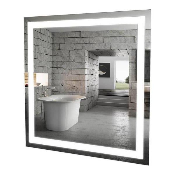 Зеркало Альфа с LED подсветкой 80 см (1663556971)