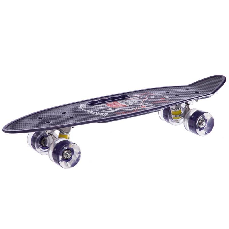Пенниборд Penny Board HB-28 60х17 см Фиолетовый