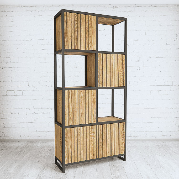 Стеллаж EcoLoft IN-2285 в стиле лофт (25051114)