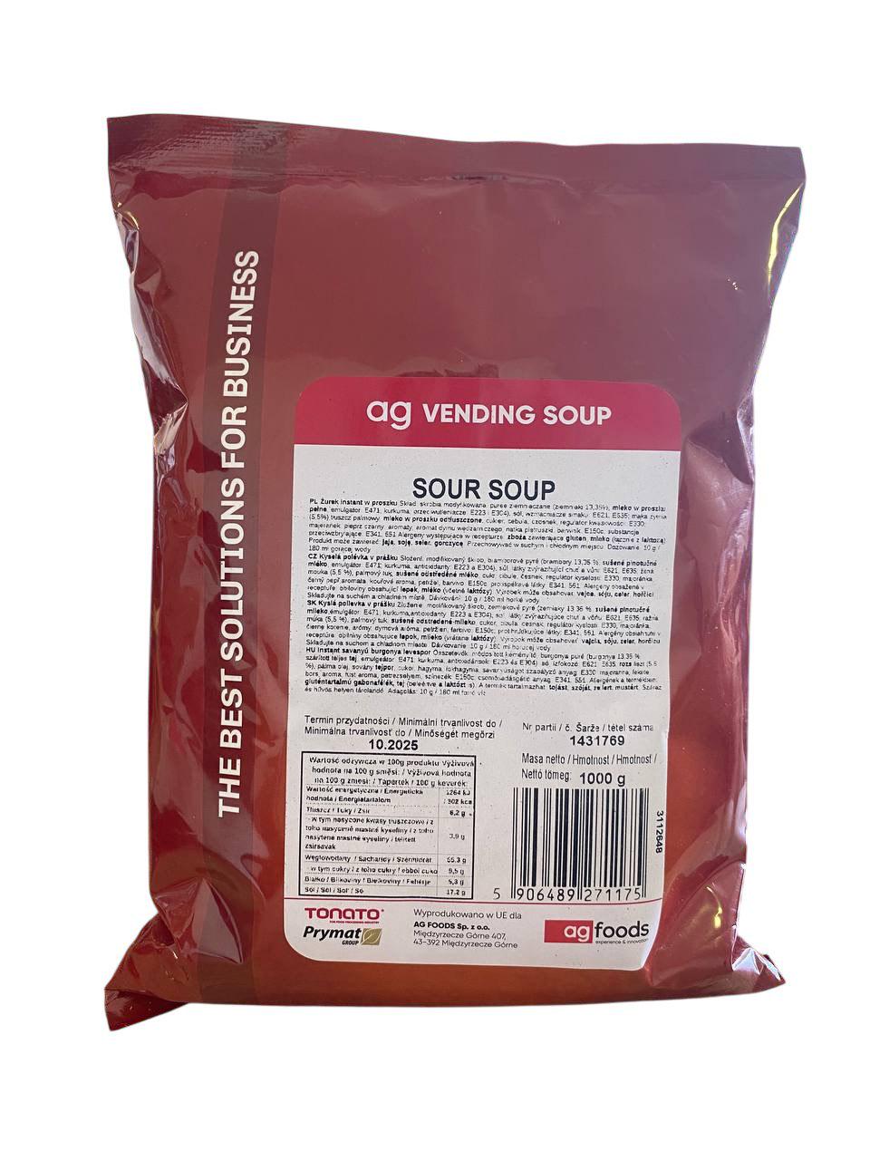 Суп журек AG Foods Vending Sour Soup 1 кг