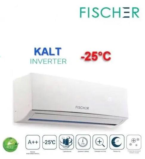 Кондиціонер Fischer KALT Inverter R32 FI/FO-09KIN -25° С Білий (0005) - фото 2