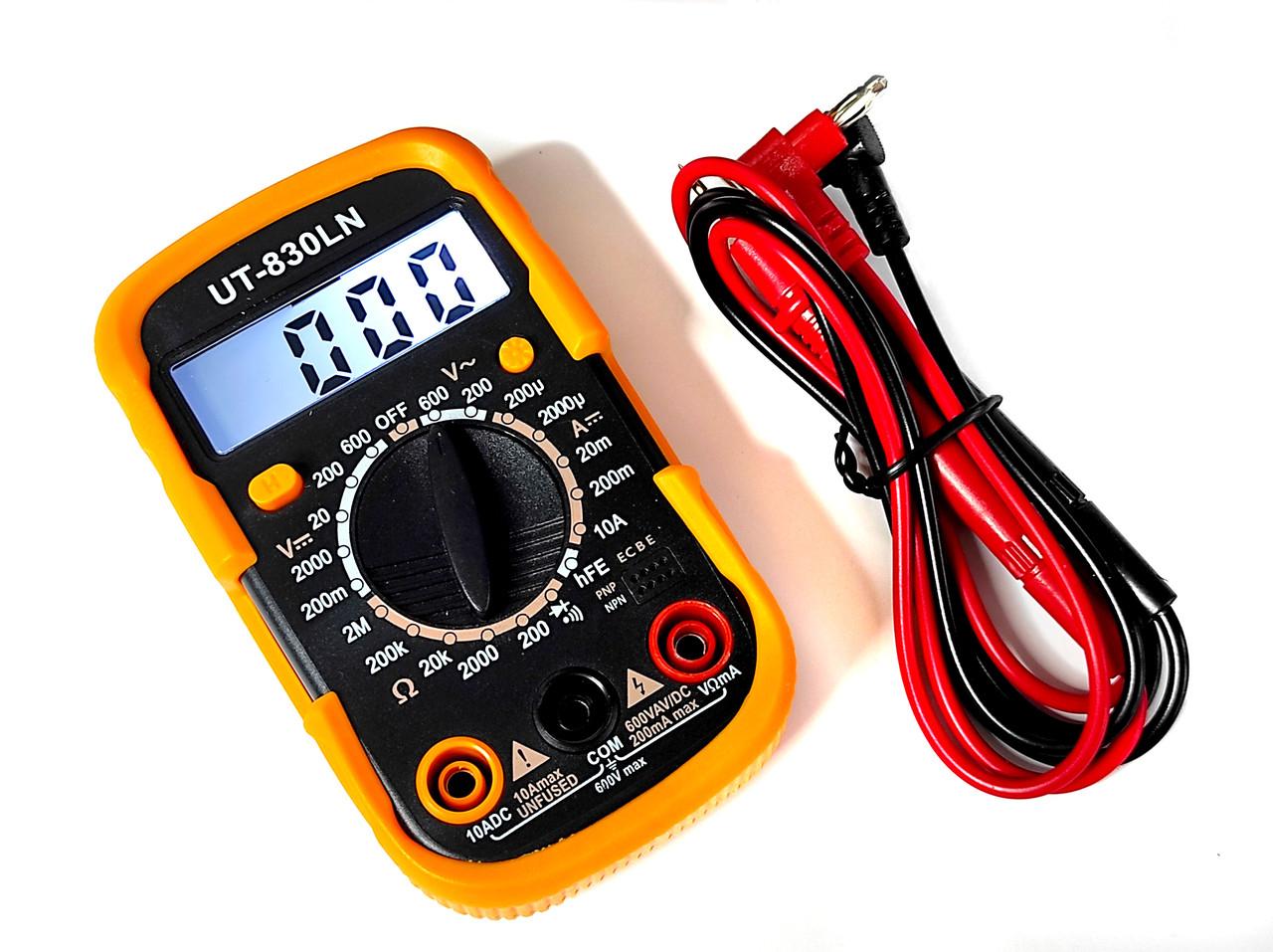Мультиметр цифровой UT-830 LN универсальный (1022) Мультиметр цифровой UT-830 LN универсальный (1022)