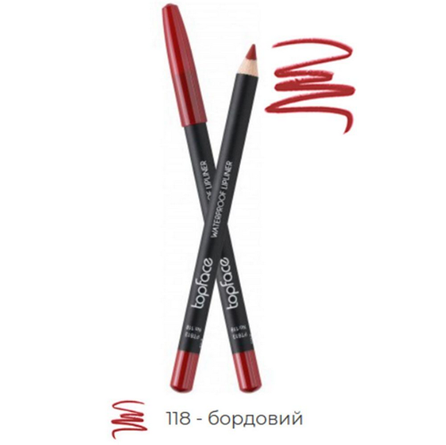 Олівець для губ водостійкий Topface Waterproof Lipliner PT613 118 1,14 г Олівець для губ водостійкий Topface Waterproof Lipliner PT613 118 1,14 г