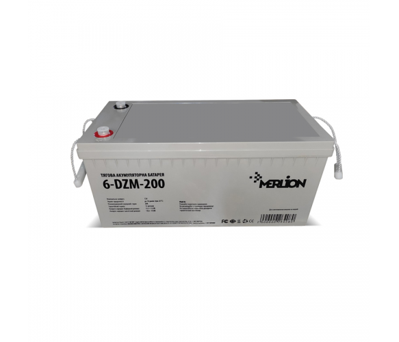 Аккумуляторная батарея тяговая AGM Merlion 6-DZM-200 12V 200Ah М8 (2021583408) Аккумуляторная батарея тяговая AGM Merlion 6-DZM-200 12V 200Ah М8 (2021583408)