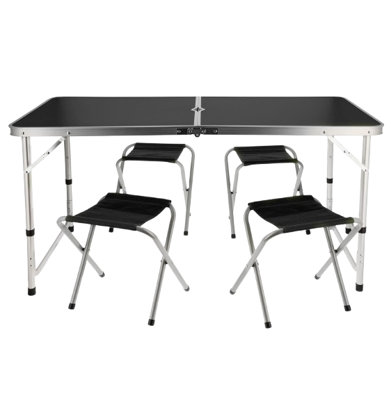 Туристический набор мебели для кемпинга Jumi Camping стол/4 стульчика (24590025)