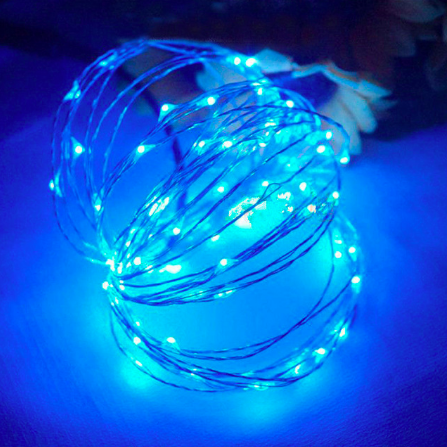 Гірлянда світлодіодна Ltl Роса 100 led 10 м нитка Синій