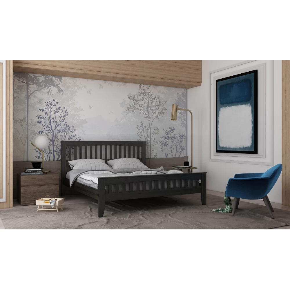 Кровать Альберта 160х200 см Венге Кровать Альберта 160х200 см Венге