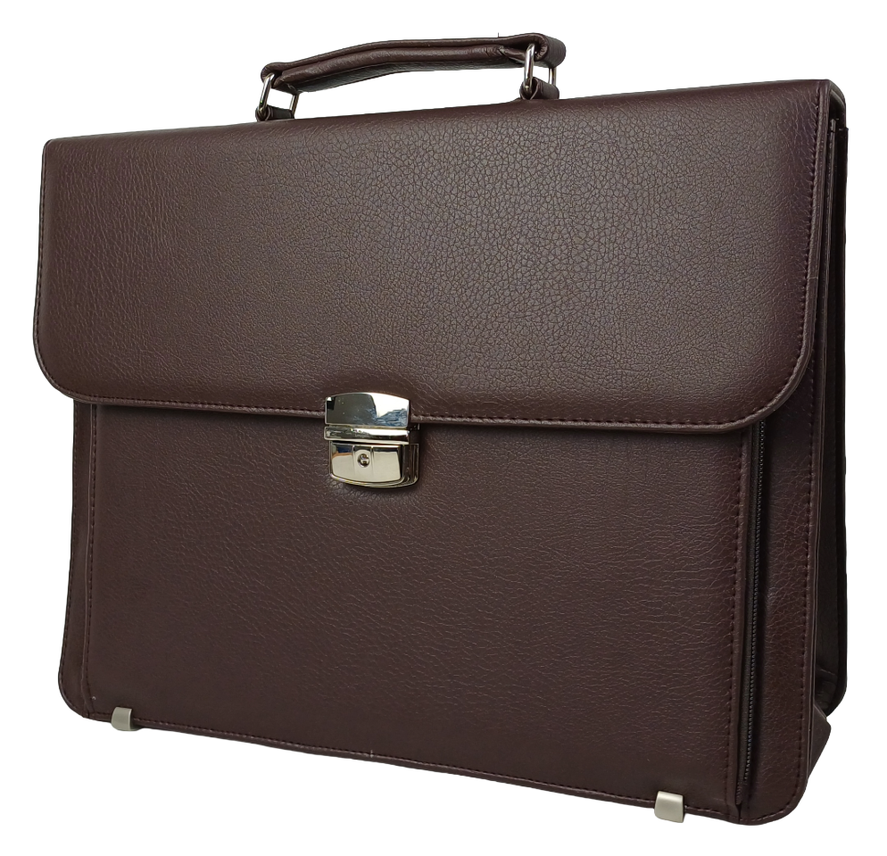 Портфель мужской Exclusive из эко кожи Коричневый
