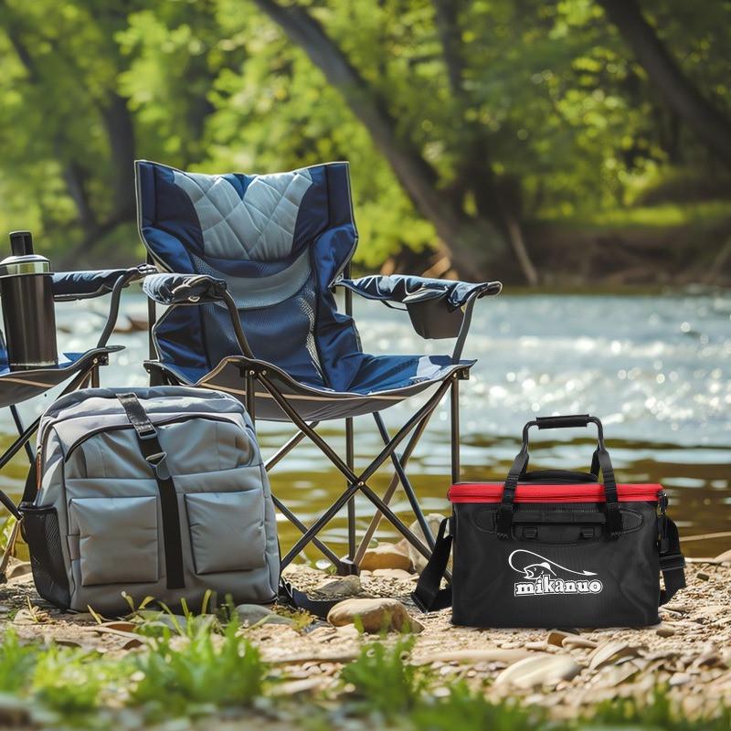 Сумка для риболовлі складна посилена 50x29x26 см - фото 6