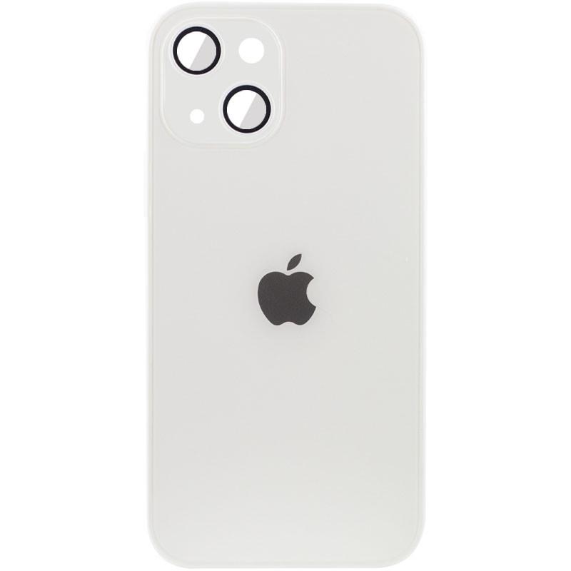 Противоударный Чехол TPU+Glass Sapphire matte case для Apple iPhone 14 (6.1") Pearly White