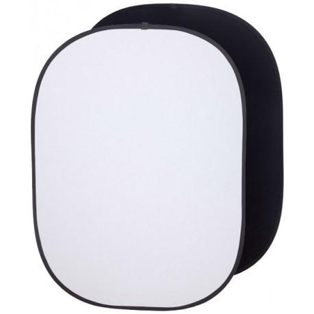 Фон складаний у пружинній рамці Visico BP-028 2в1 150x200 см Чорний/Сірий/Світло-сірий