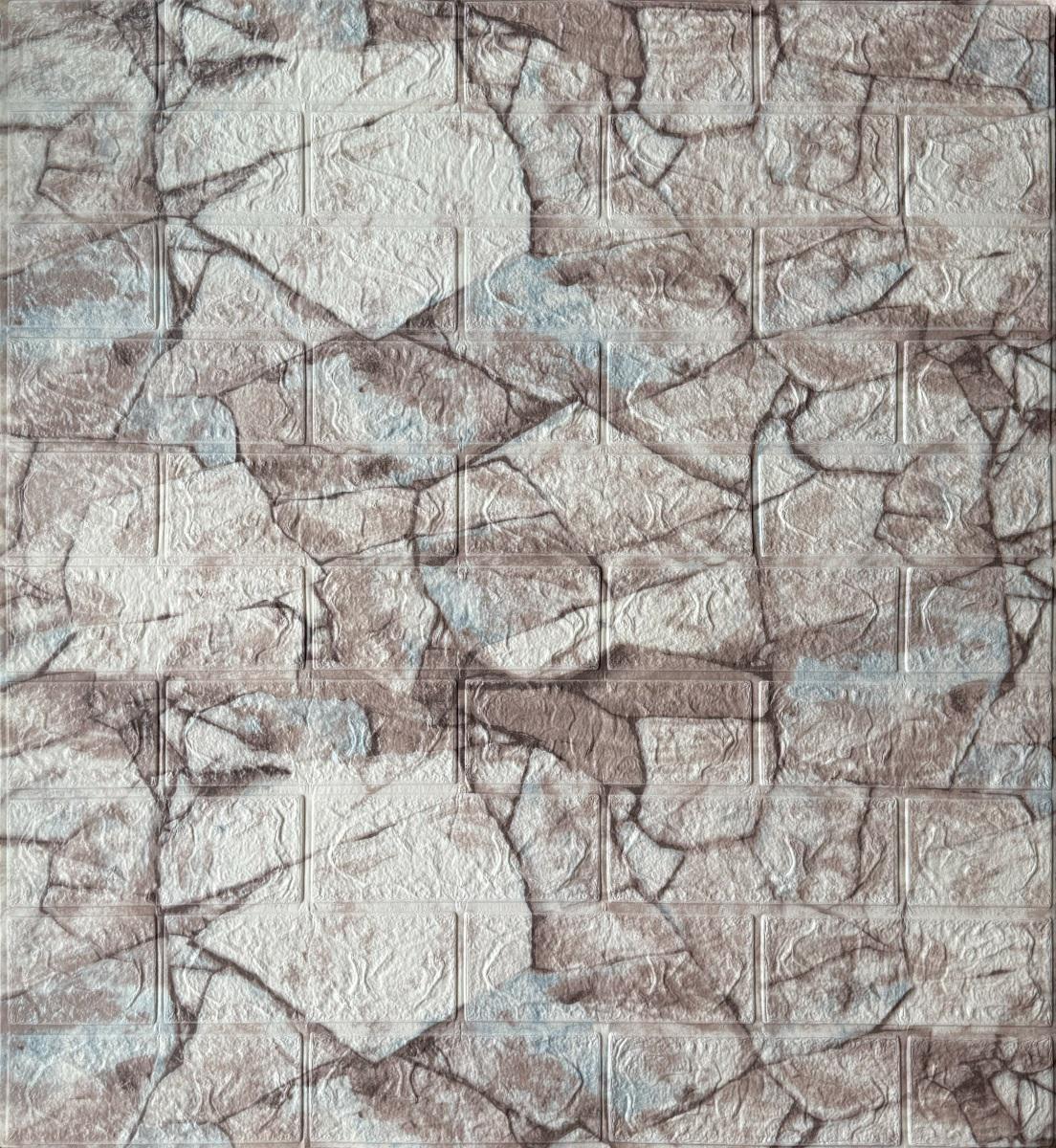 3D-панель самоклеящаяся под кирпич Королевский мрамор 700x770x3 мм (351-3) - фото 1 3D-панель самоклеящаяся под кирпич Королевский мрамор 700x770x3 мм (351-3) - фото 1