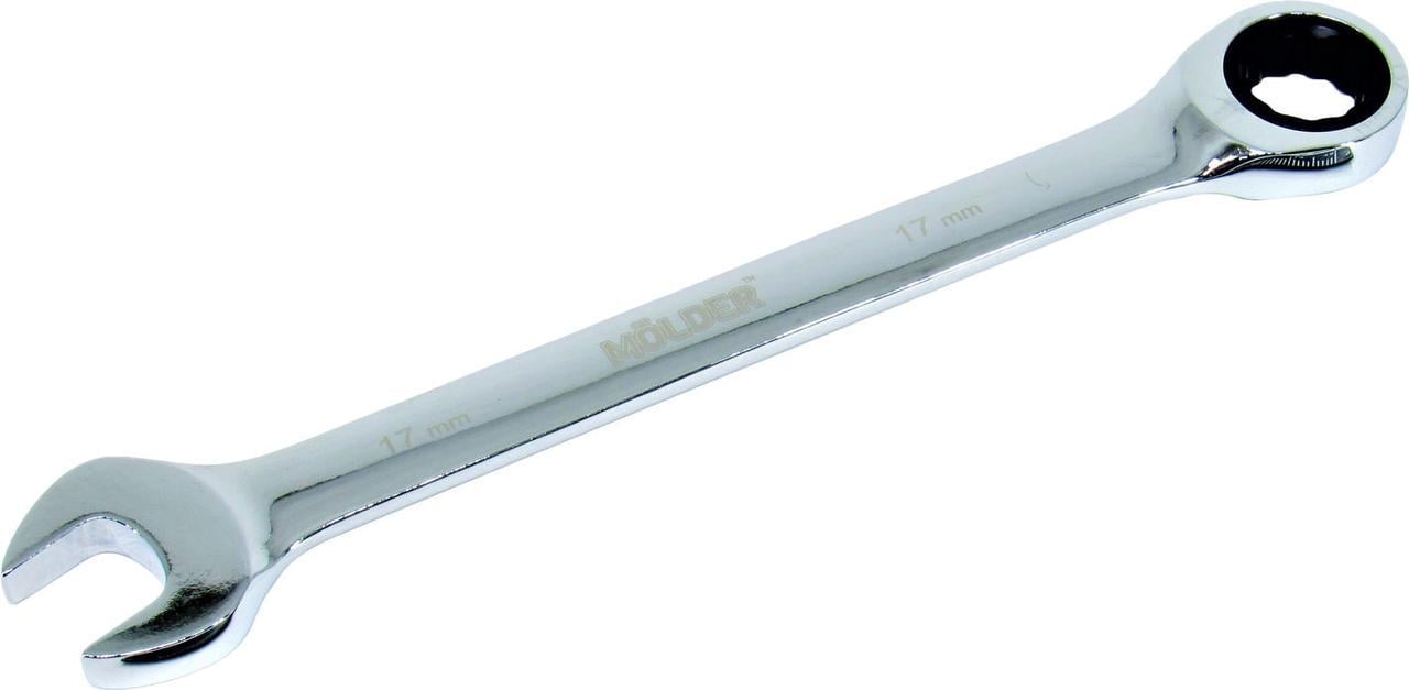 Ключ рожково-накидной Molder Tools с трещоткой 17 мм (MT56017)