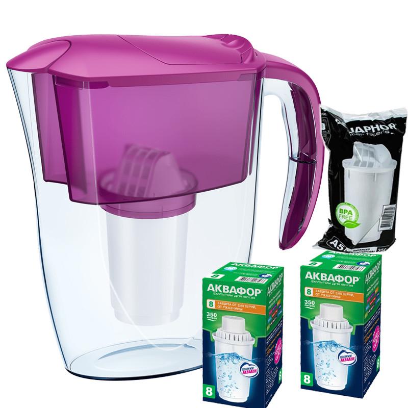 Фільтр-глечик Аквафор Смайл А5 два модулі В8 Цикломен (1772023078)