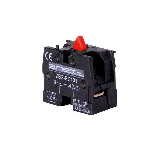 Контактний блок E.NEXT e.cb.stand.n.c 1NC 4,5A 240V AC/DC для тельферних постів XAC Stand (s008002)