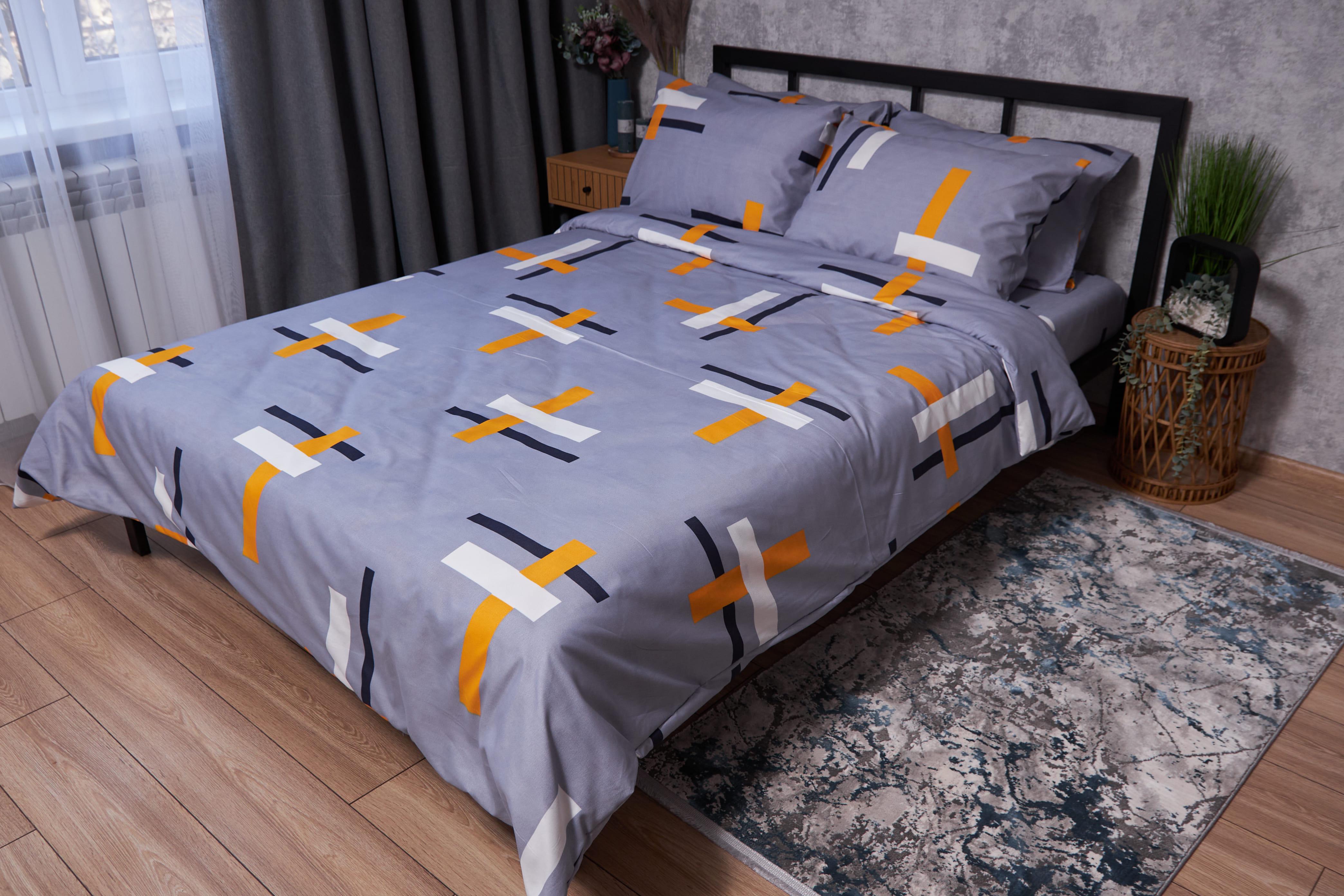Комплект постельного белья Moon&Star Premium Marigold полисатин семейный 143х210 см наволочки 2 шт. (MS-820002850)