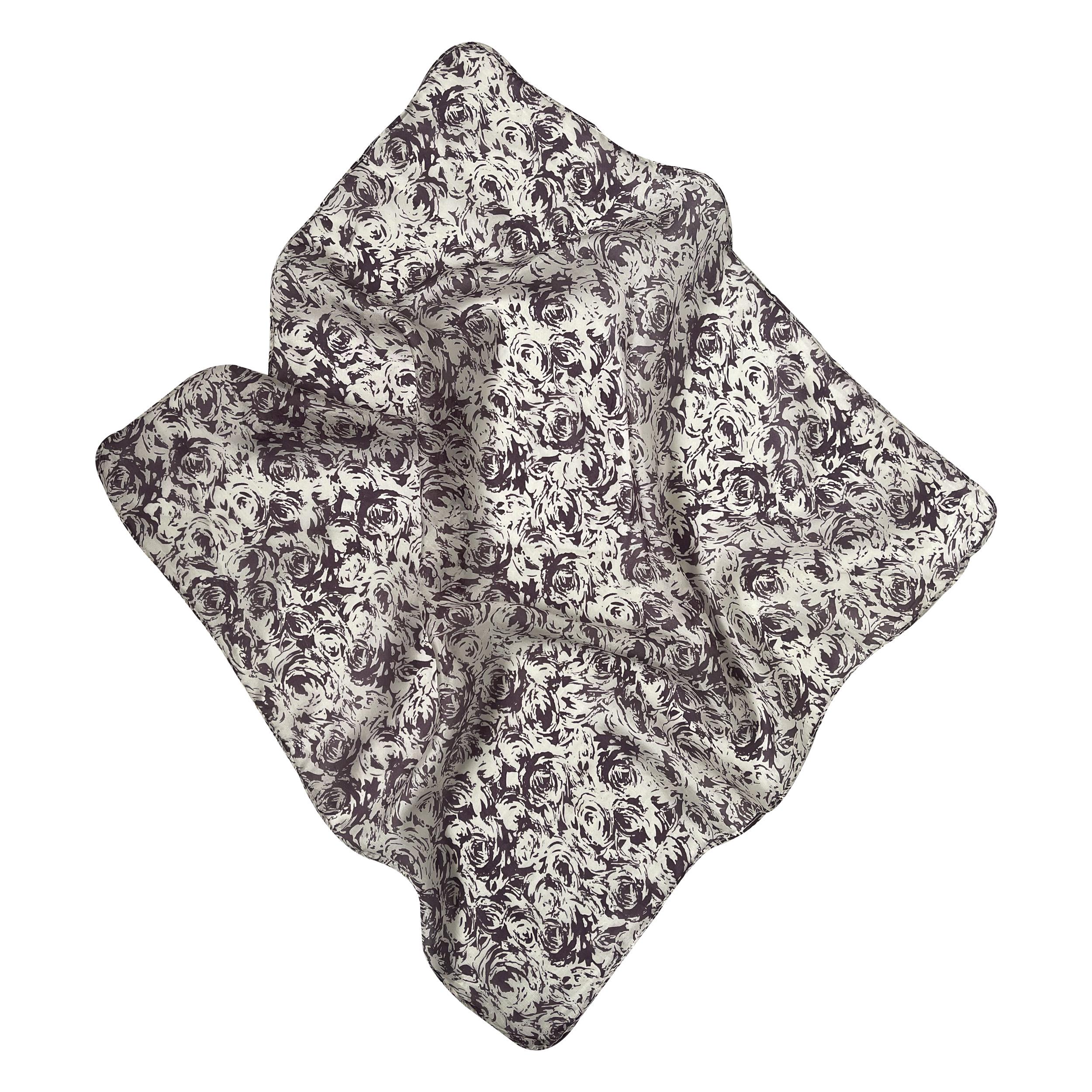 Натуральный шелковый платок Silk Route 50х50 см Сиреневый (1259)