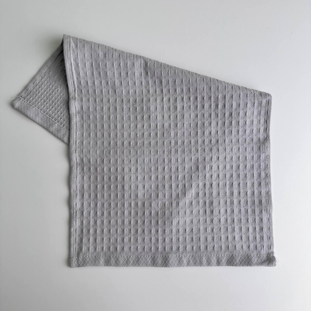 Полотенце вафельное для кухни YouStar 220 г/м2 30х50 см Серый (220-50-grey) Полотенце вафельное для кухни YouStar 220 г/м2 30х50 см Серый (220-50-grey)