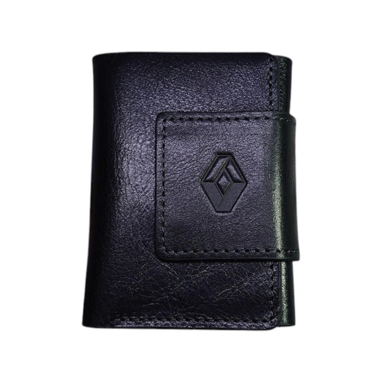 Портмоне с логотипом авто Renault глянцевая кожа 100х75х15 мм (1709507328)