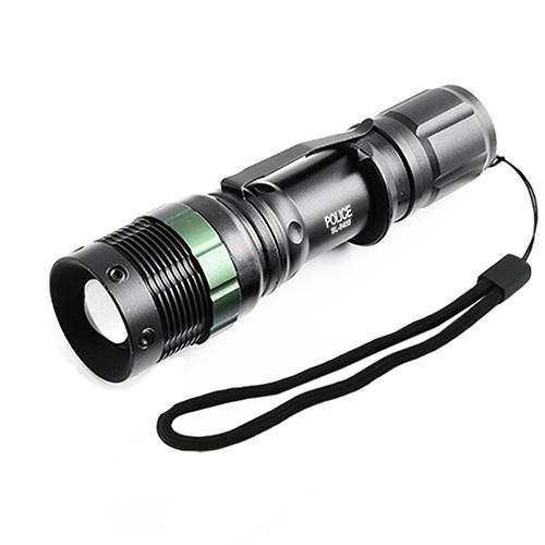 Фонарь диодный Vitol 8455A-XPE 3xAAA 1x18650 zoom зажим ремешок (8455A-XPE)